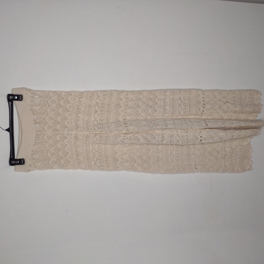 NWOT House of Harlow Women's Cream/Crochet Pants Size Small